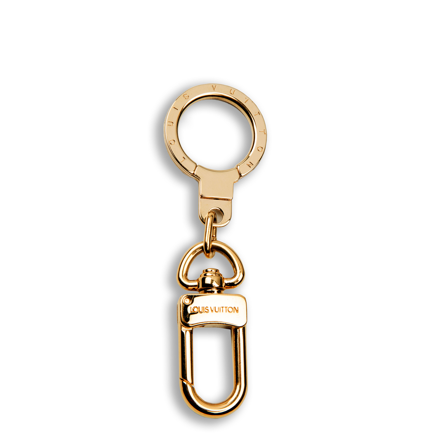 Louis Vuitton Pochette Extender Keyring In Gold - LabelCentric