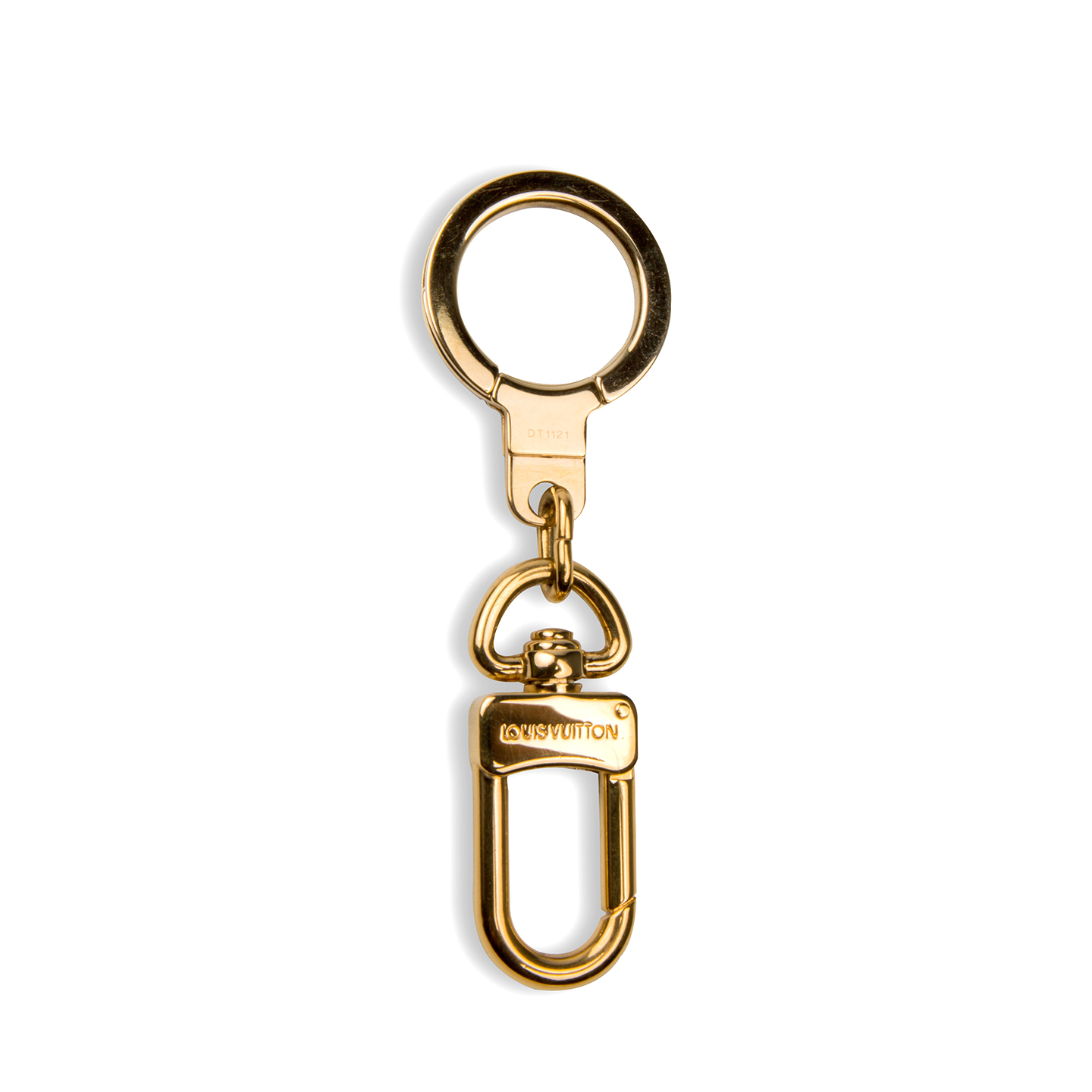 Louis Vuitton Pochette Extender Keyring In Gold - LabelCentric