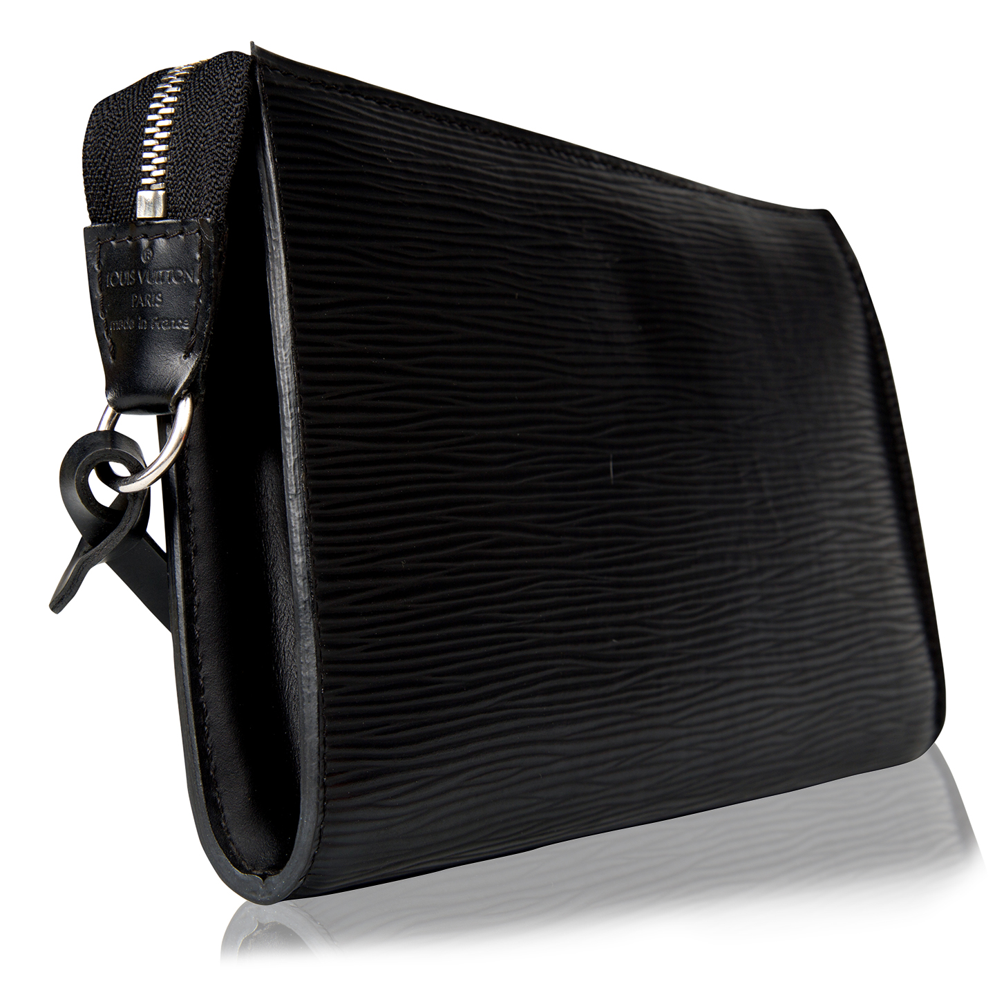 Louis Vuitton Black Epi Leather Pochette Accessories - LabelCentric