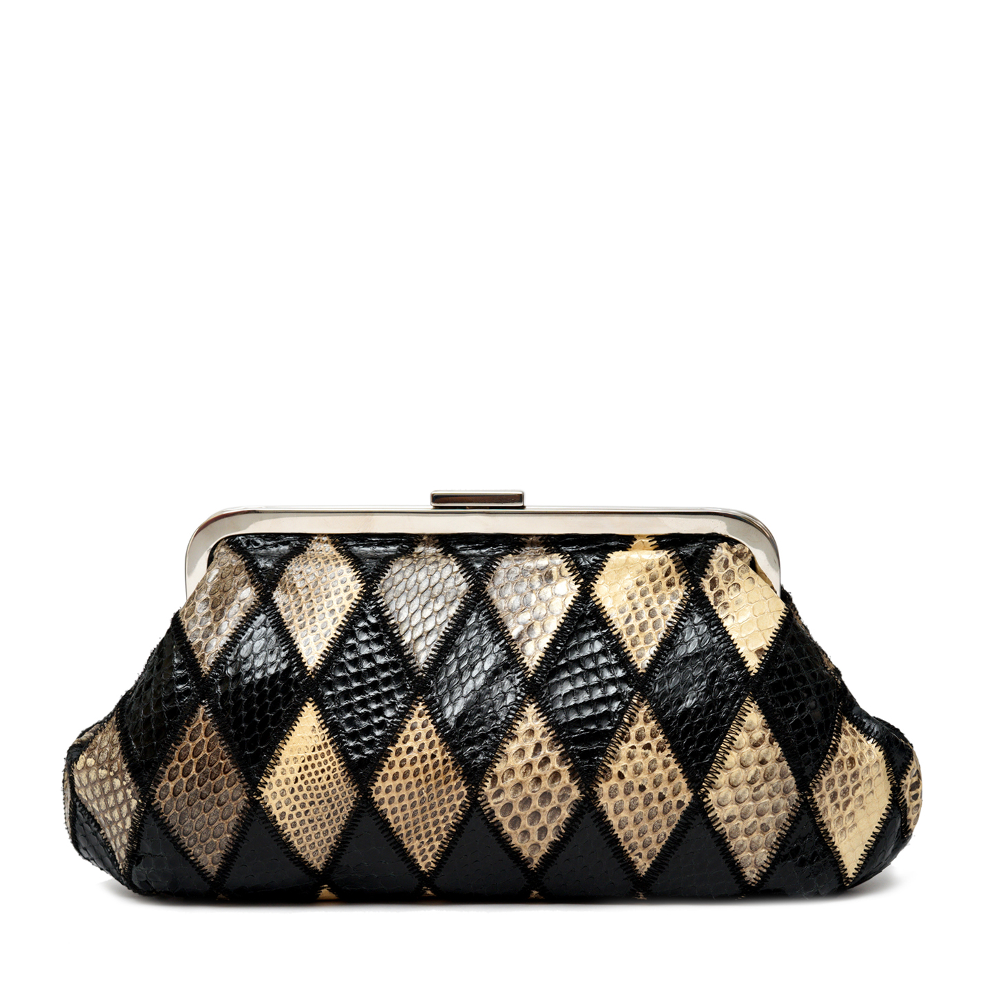 Dolce Gabbana Harlequin Snakeskin Clutch Labelcentric Dolce Gabbana Harlequin Snakeskin Clutch Bag