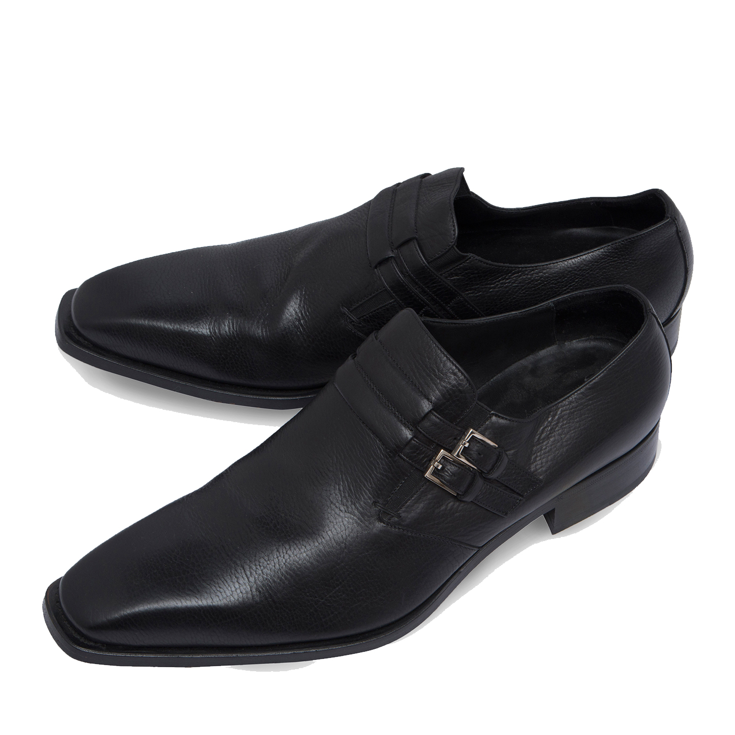 Gucci Leather Monk Strap Shoes Size 43E LabelCentric