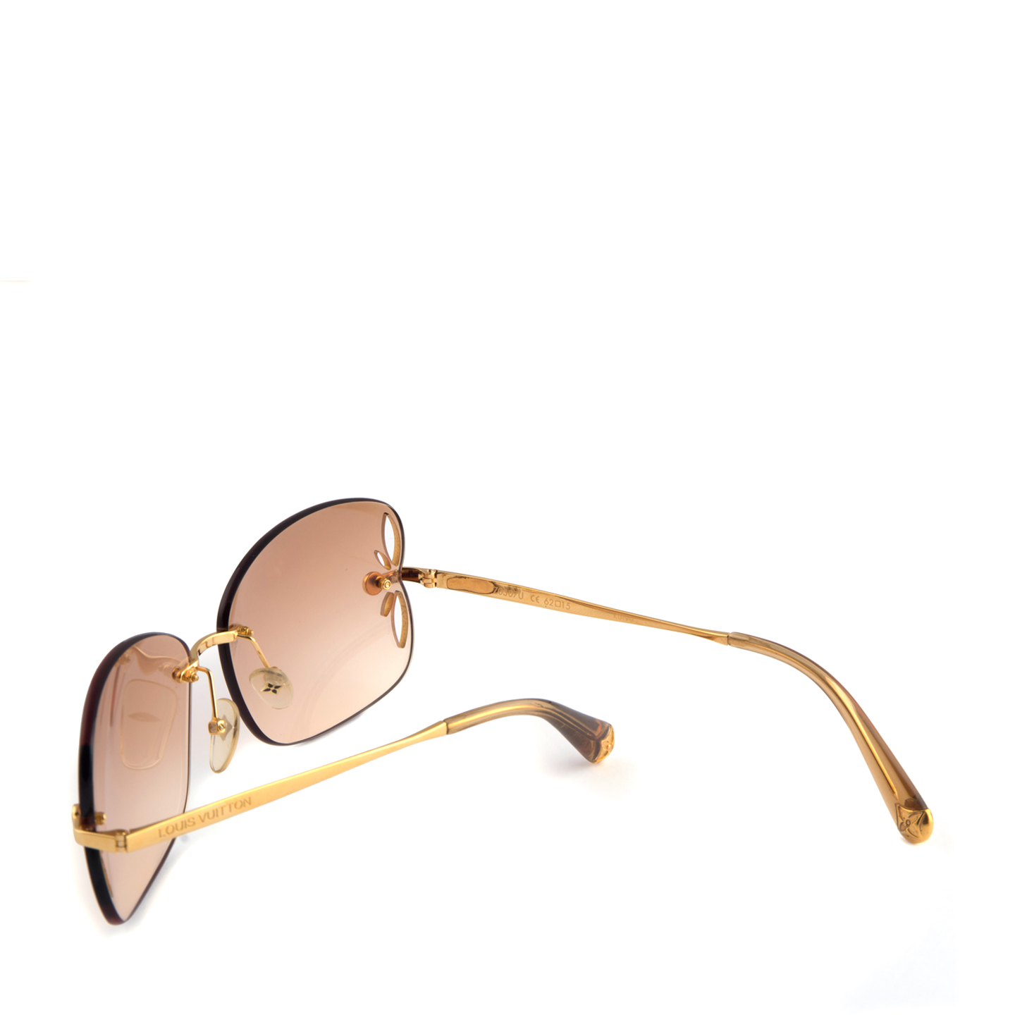 Louis Vuitton Lily Sunglasses Z0307U Gold LabelCentric