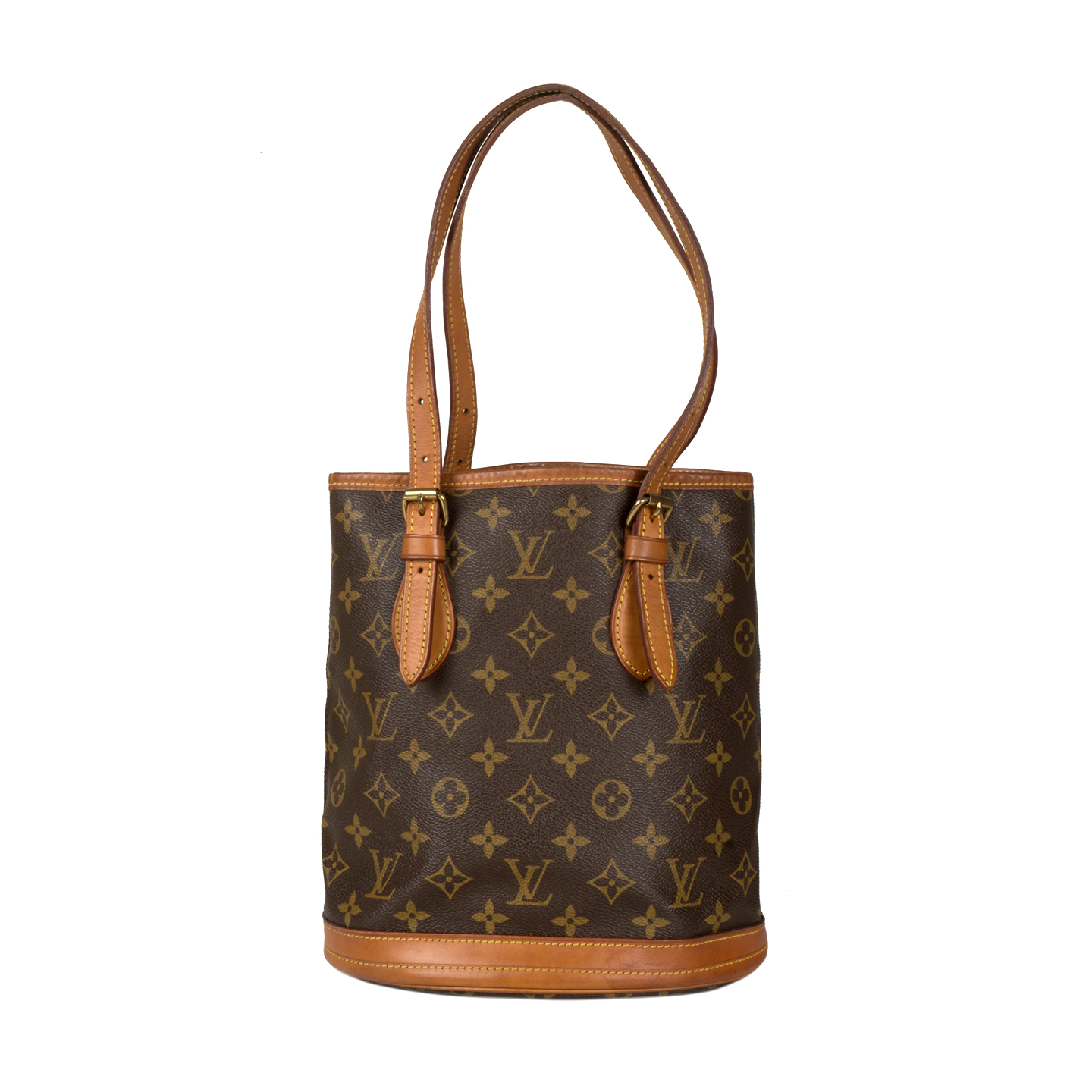 Louis Vuitton Monogram Canvas Petit Bucket Bag - LabelCentric