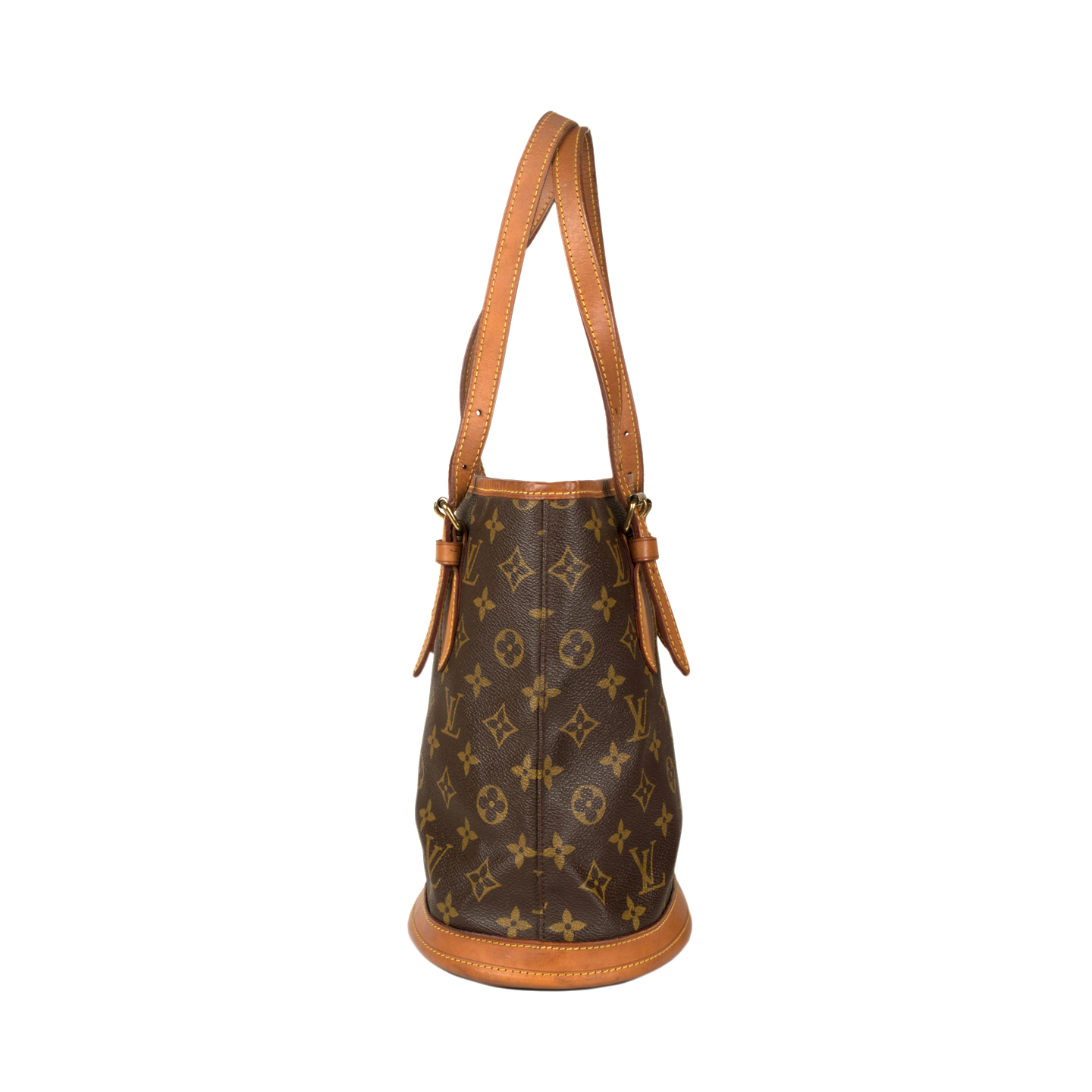 Louis Vuitton Monogram Canvas Petit Bucket Bag - LabelCentric