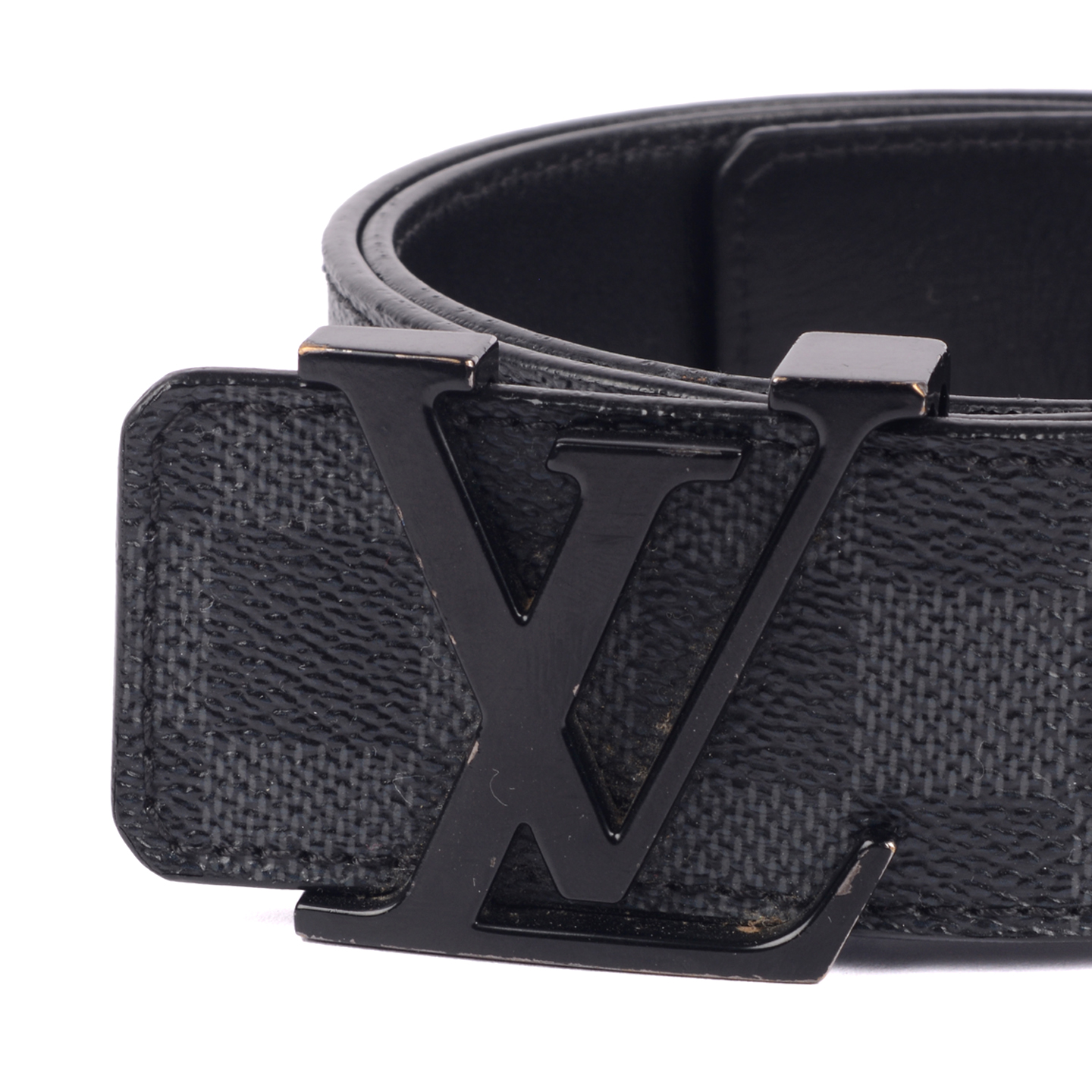 Louis Vuitton Damier Initiales Belt Size 36 - LabelCentric