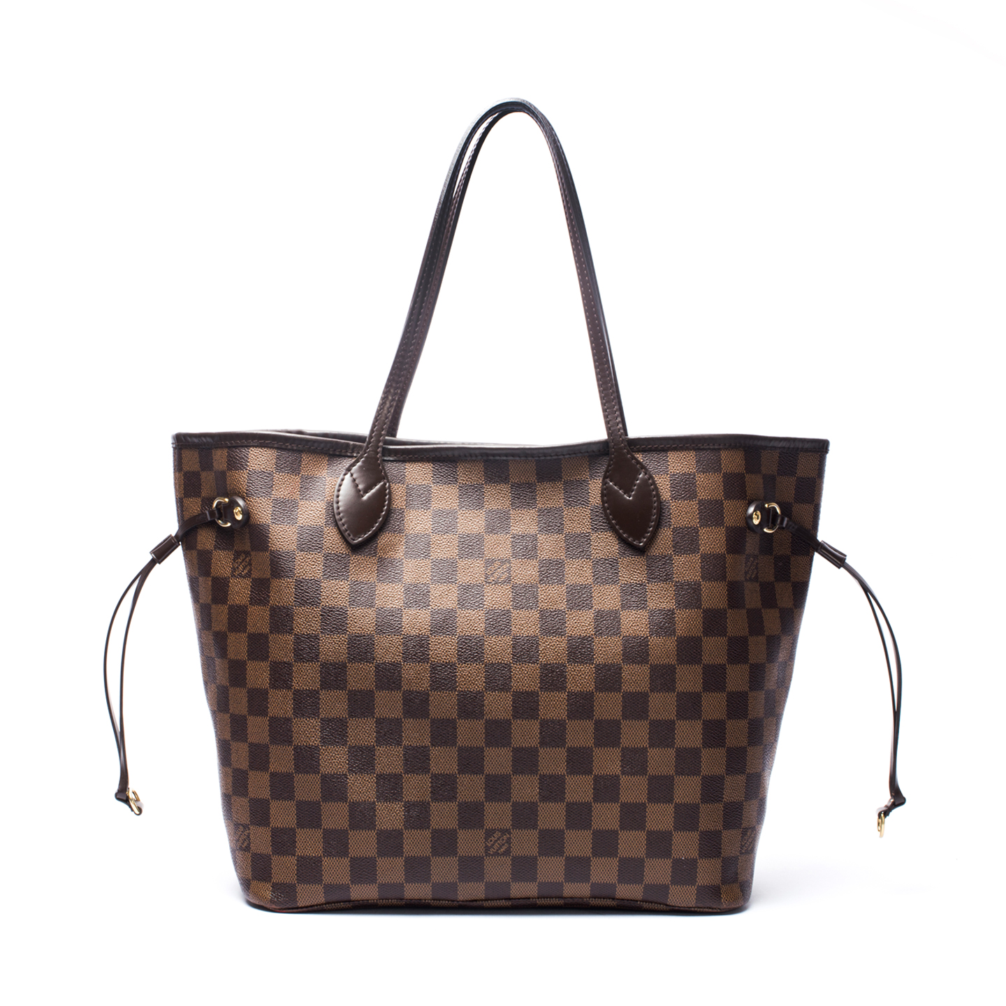 Louis Vuitton Damier Ebene Canvas Neverfull MM Bag - LabelCentric