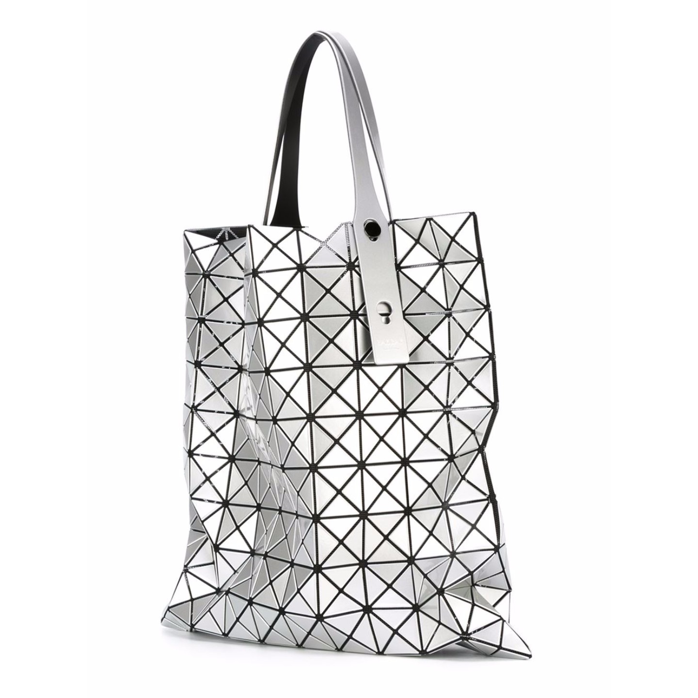 Issey Miyake Bao Bao Prism Tote, Silver - LabelCentric