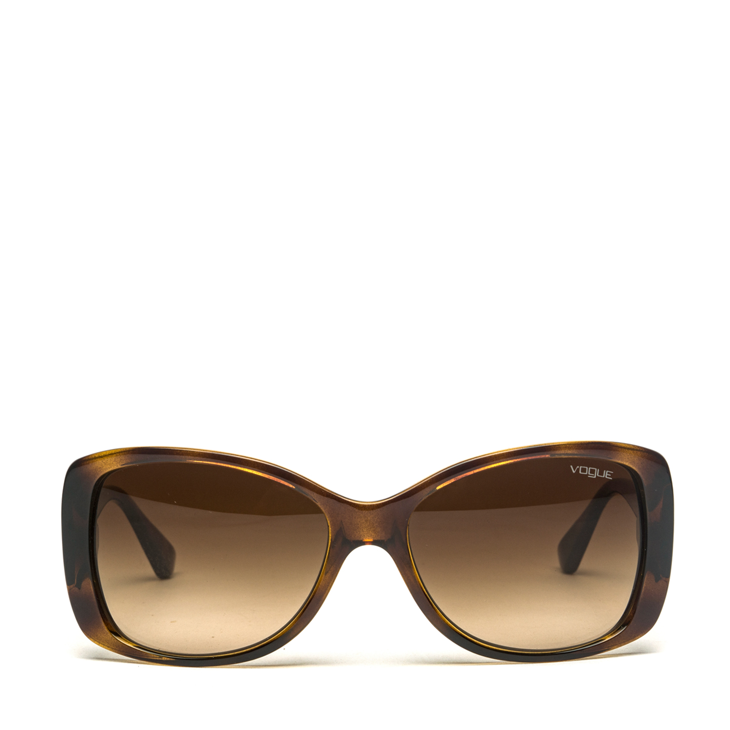 Vogue Dark Havana Butterfly Sunglasses 2843S LabelCentric