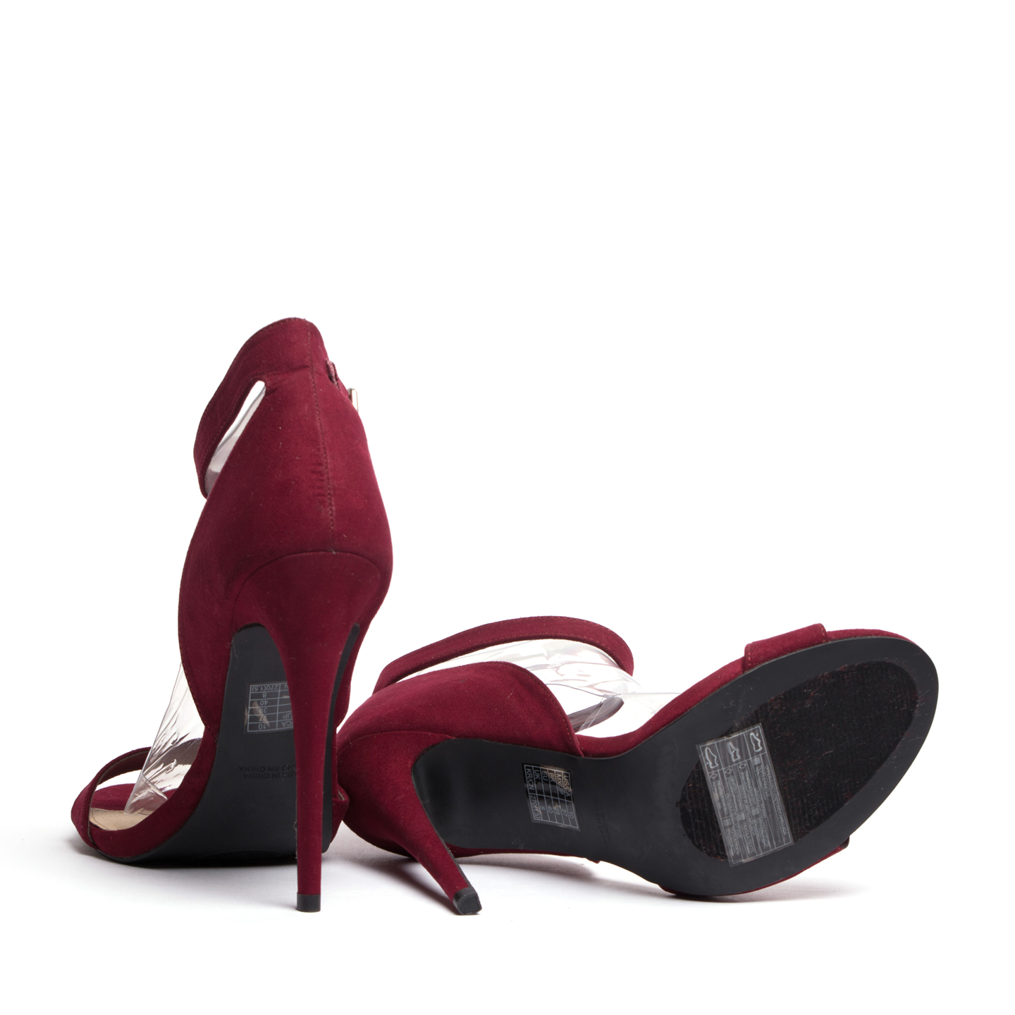 Forever 21 Suede Strappy Heels Size 40 LabelCentric