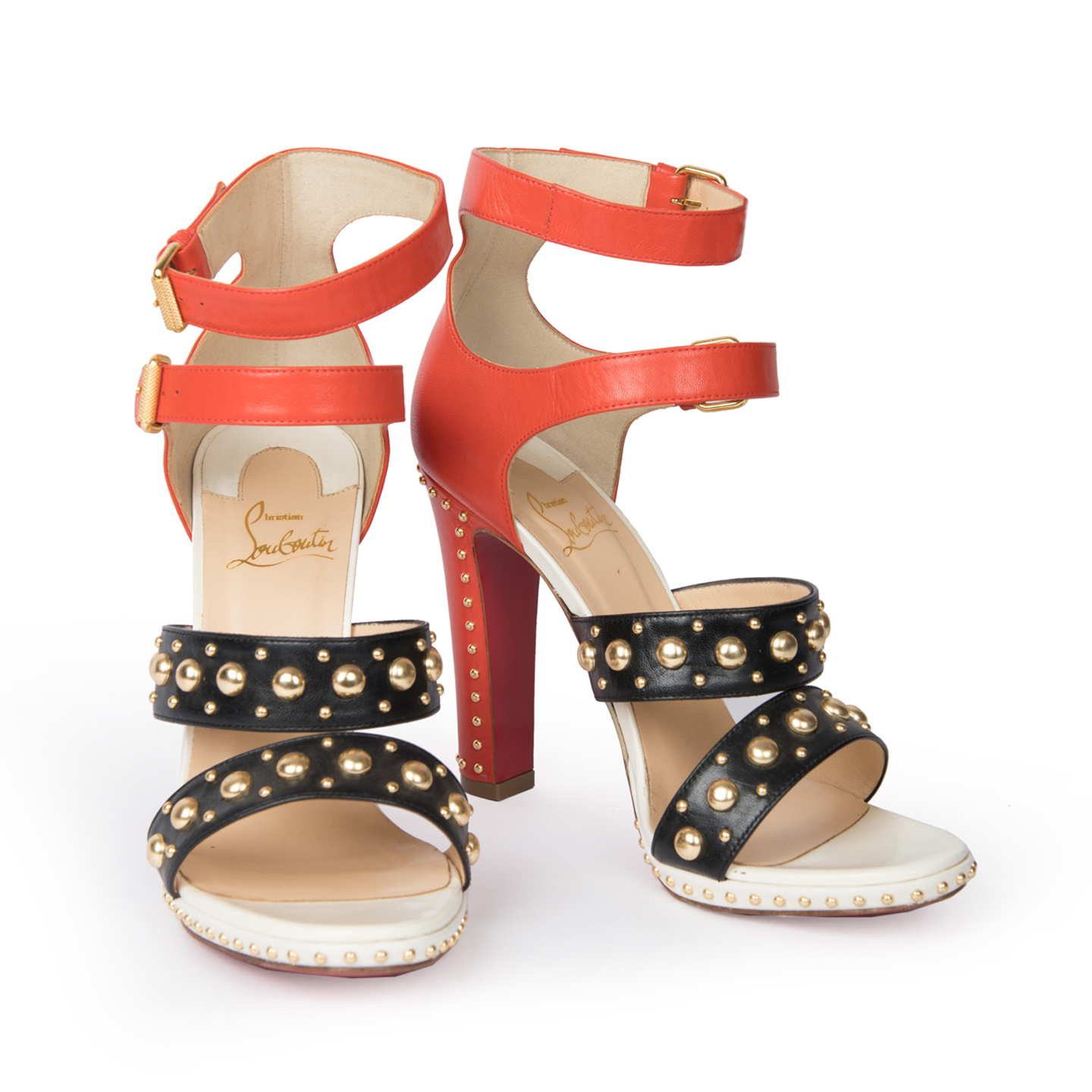 louboutin studded sandals
