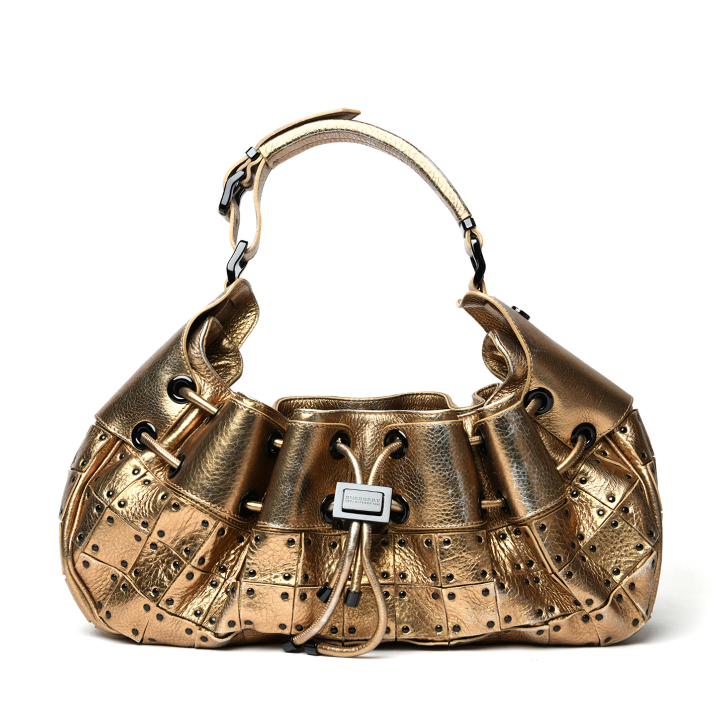 burberry bags gold