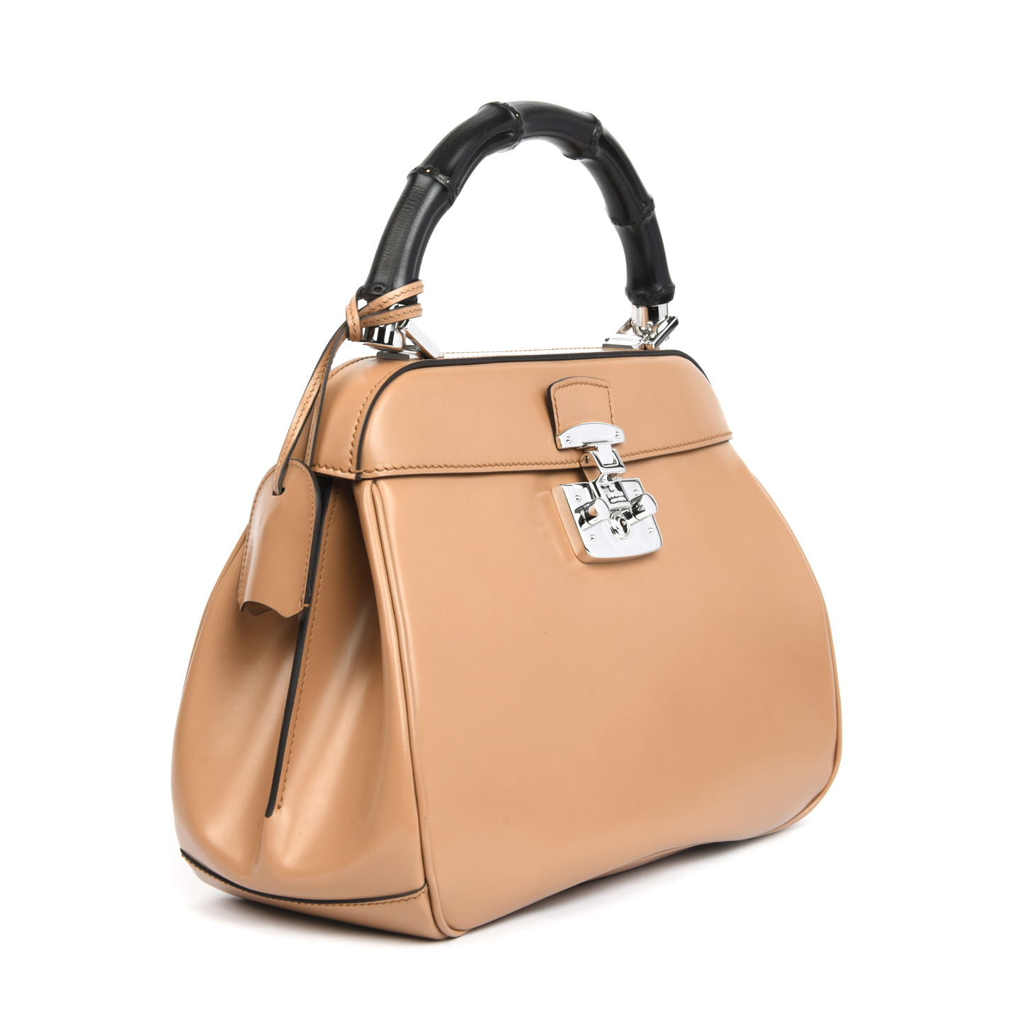 Gucci Lady Lock Leather Medium Top Handle Bag LabelCentric