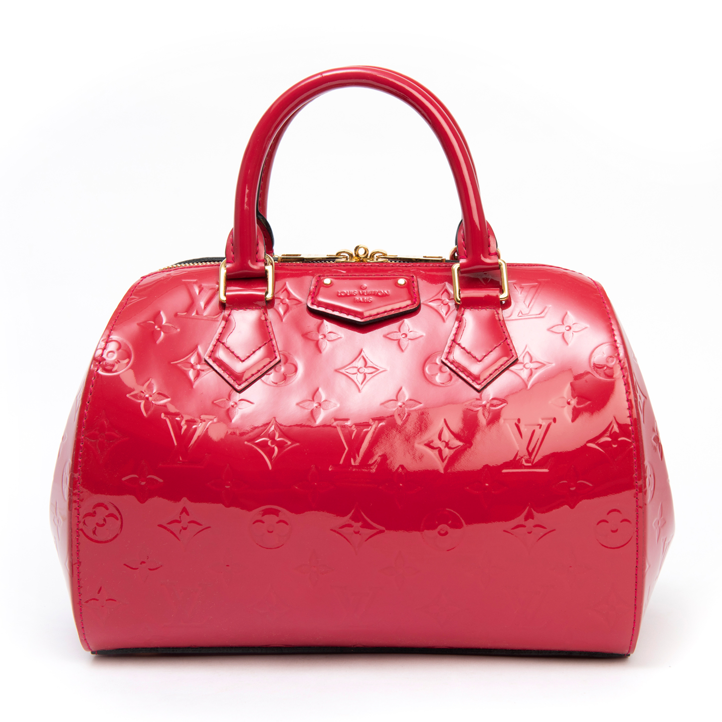 Louis Vuitton Rose Indian Monogram Vernis Montana Bag - LabelCentric