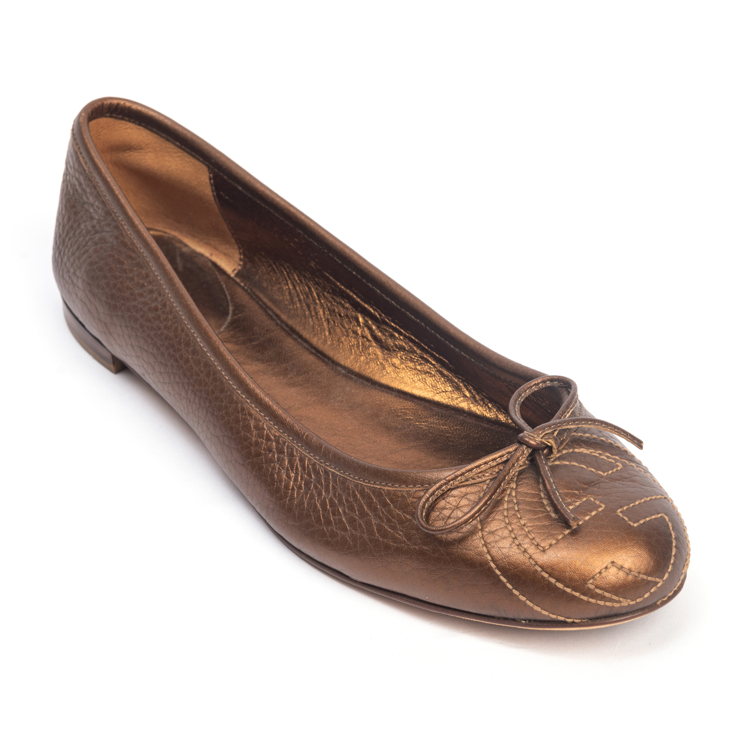 gucci bow ballet flats