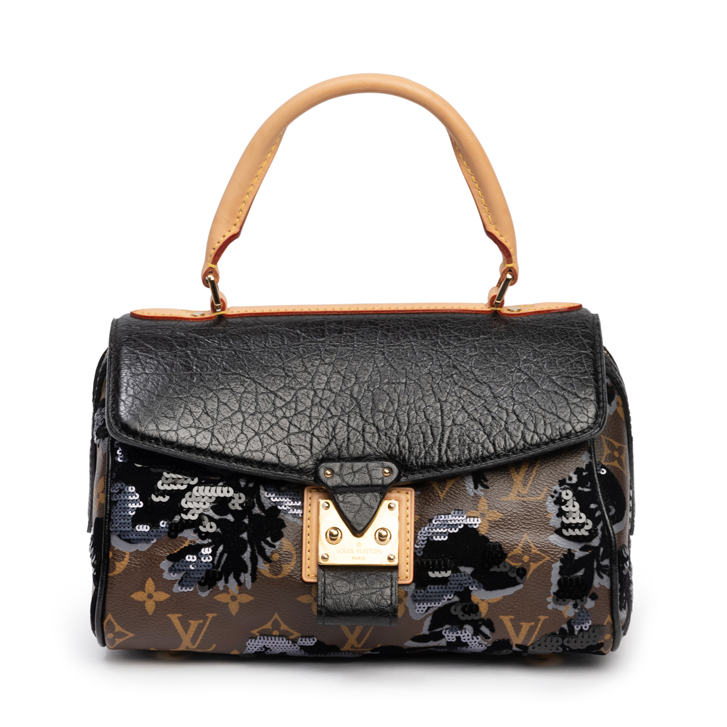 louis vuitton limited edition bags 2020- Louis Vuitton Limited Edition Fleur de Jais Carrousel Bag - LabelCentric