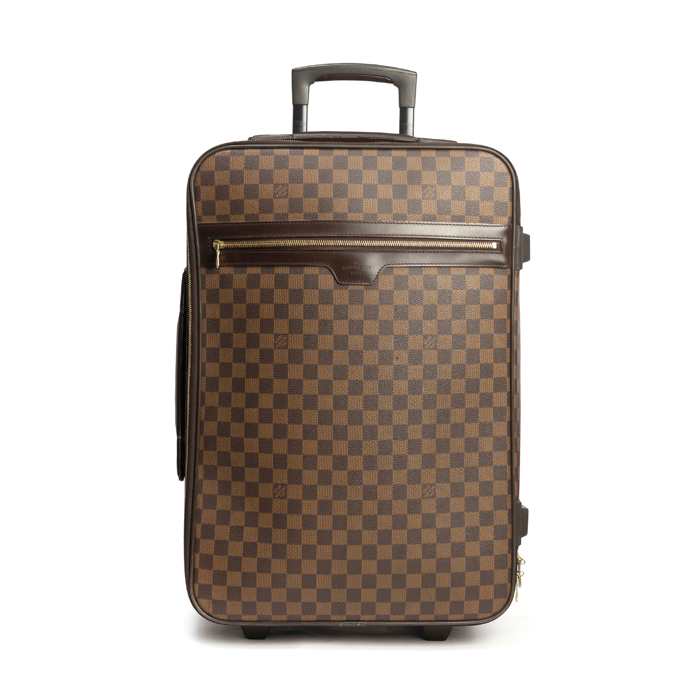 Louis Vuitton Damier Ebene Coated Canvas Pegase 55 Suitcase - LabelCentric